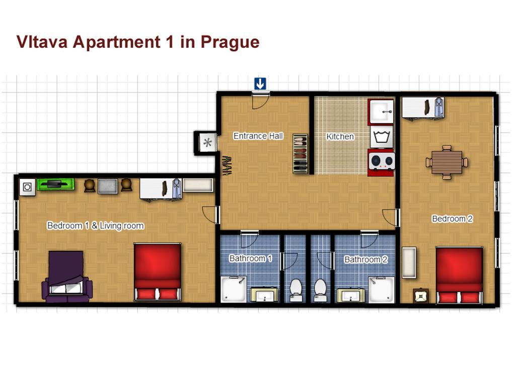 Vltava Apartments Prague Exterior photo